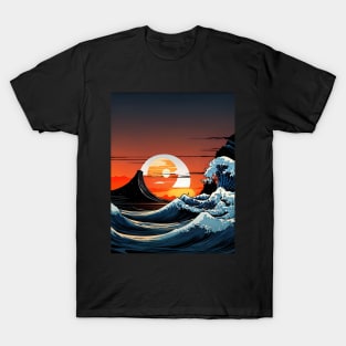 The Great Wave mashup T-Shirt